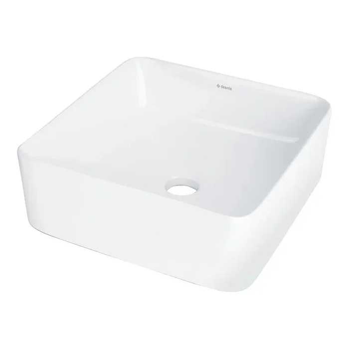 Deante CDJ_6U3S – Lavabo para encimera JASMIN 34,5×34,5 cm cerámica/blanco