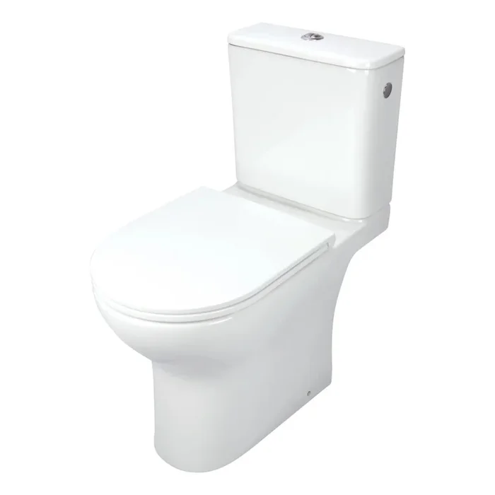Deante CDJD6RPS – Inodoro de suelo con asiento JASMIN en cerámica blanca
