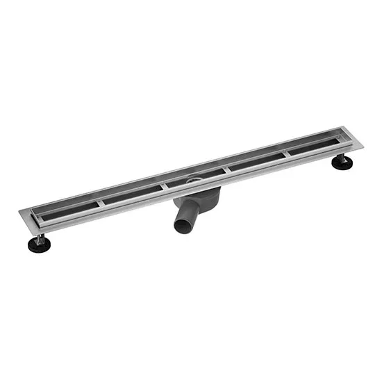 Desagüe lineal para ducha 95×7,6 cm plateado/gris