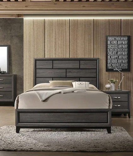Destin Brown Queen Bed