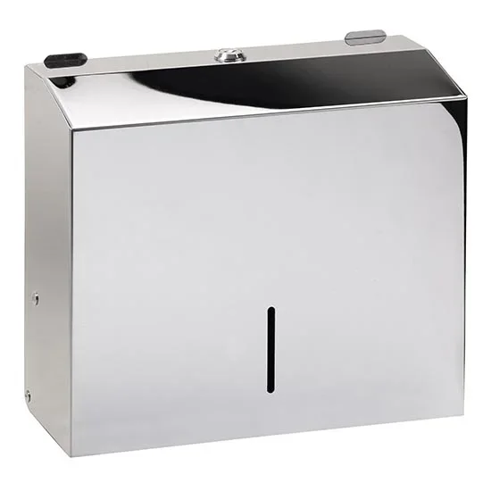 Dispensador de toallas 28×24,5 cm acero inoxidable/plateado
