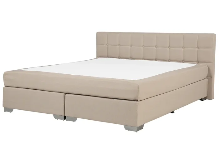Divan Bed Fabric ADMIRAL 180 x 200 cm (EU Super King) Sand Beige