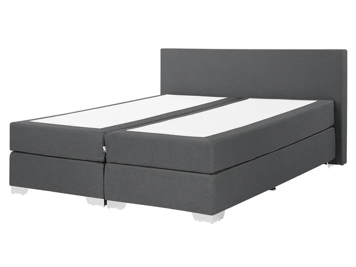 Divan Bed Fabric PRESIDENT 160 x 200 cm (EU King Size) Dark Grey