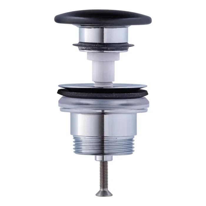 Duravit 50791300 – Desagüe para lavabo PUSH-OPEN Ø 6,5 cm, antracita mate