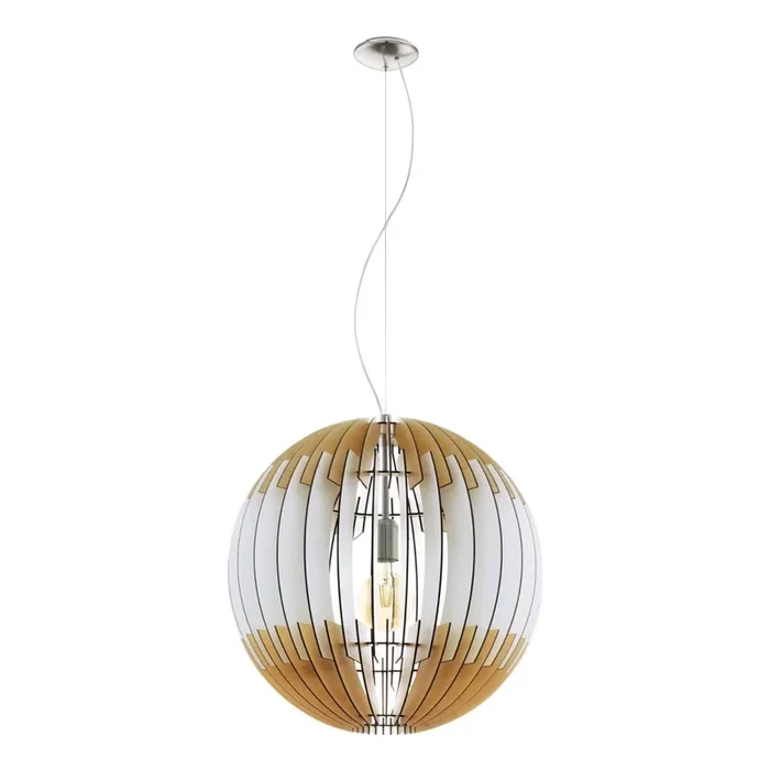 Eglo 32847 – Lámpara colgante con cable OLMERO 1xE27/60W/230V