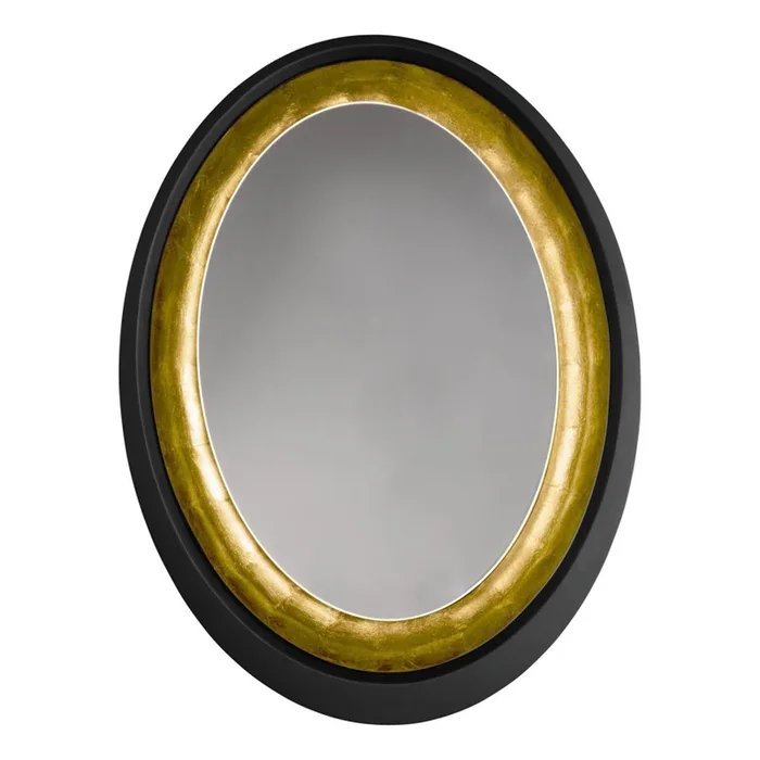 Eglo 425061 – Espejo de pared BONTANG 80×60 cm negro/dorado