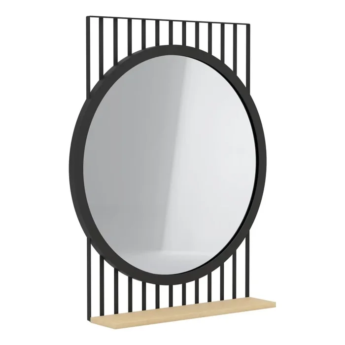 Eglo 425065 – Espejo HUNWICK 45,4×57 cm negro/tilo