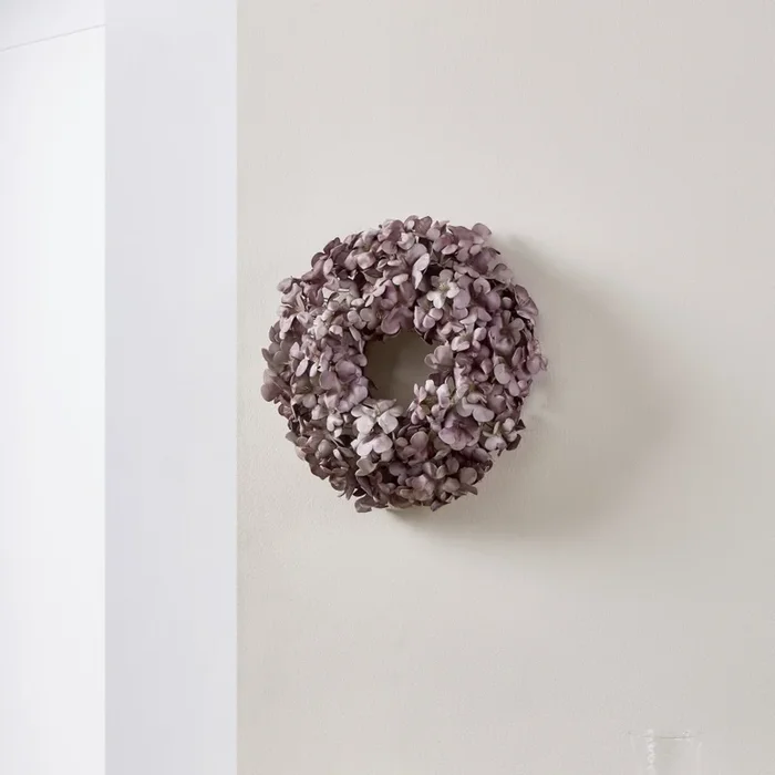 Eglo 428207 – Corona de flores artificiales SOLVANG d. 35 cm violeta