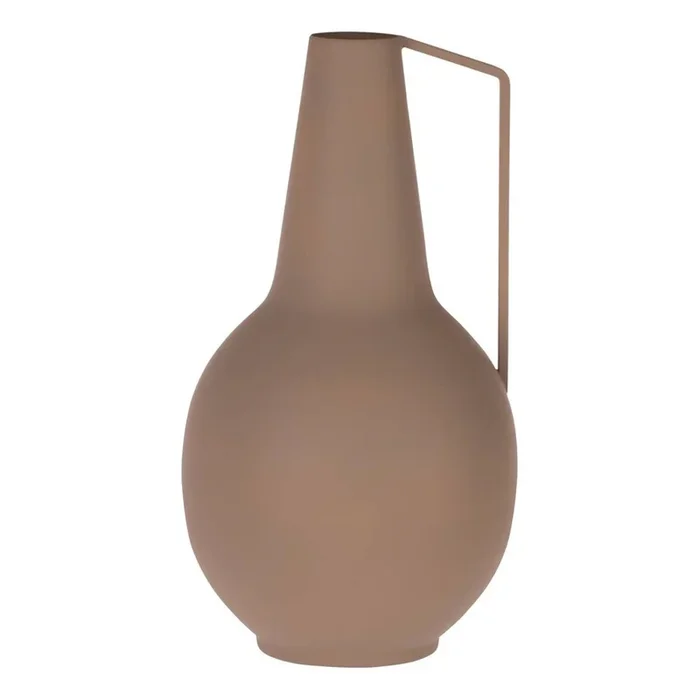 Eglo – Jarrón de metal 39×21 cm marrón