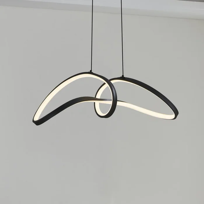 EGLO connect lámpara colgante LED Calarossa-Z, negro, aluminio