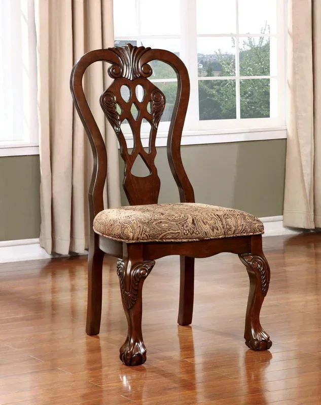 Elana Brown Cherry/Brown Side Chair