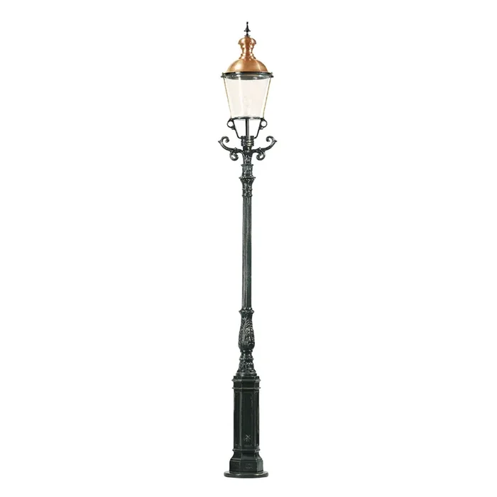 Elegante farola DÜSSELDORF, negra