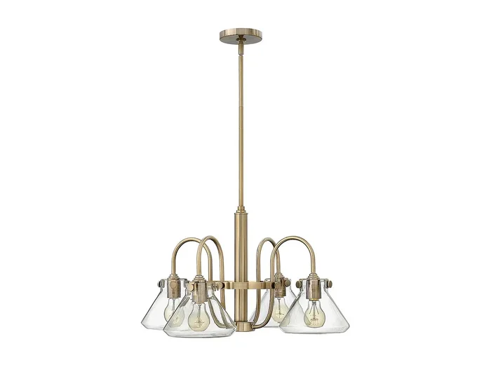 Elstead Congress Multi Arm ljuskrona Borstad Caramel Finish, E27