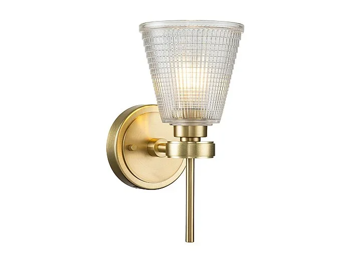 Elstead Gunnislake Vägglampa Borstad mässing, IP44