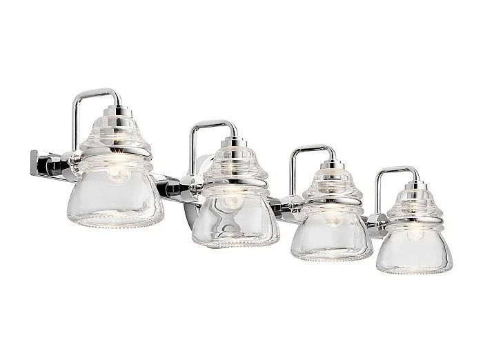 Elstead Kichler Talland Badrumsvägglampa polerad krom, IP44
