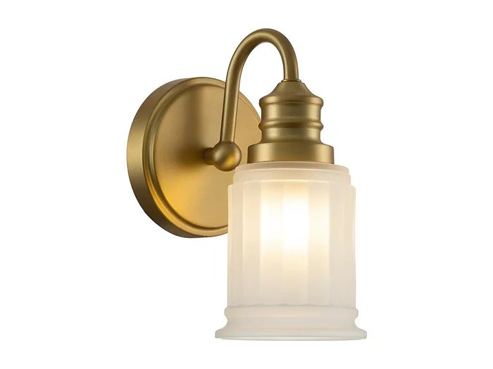 Elstead Quoizel Swell Vägglampa Borstad mässing, IP44