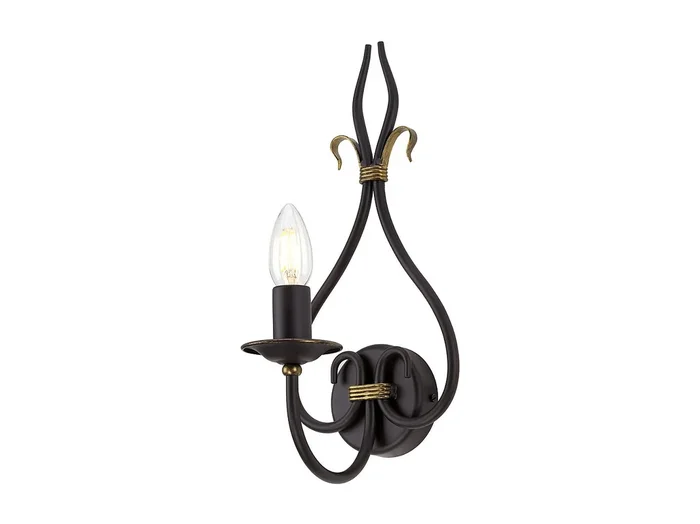 Elstead Windermere 1 ljus inomhusljus vägglampa guld, rost, E14