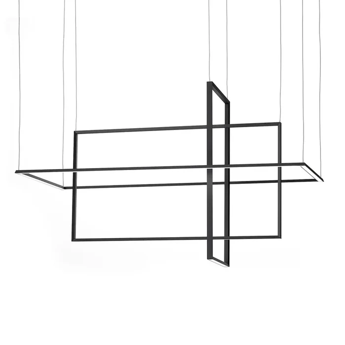 En negro – lámpara colgante LED Area
