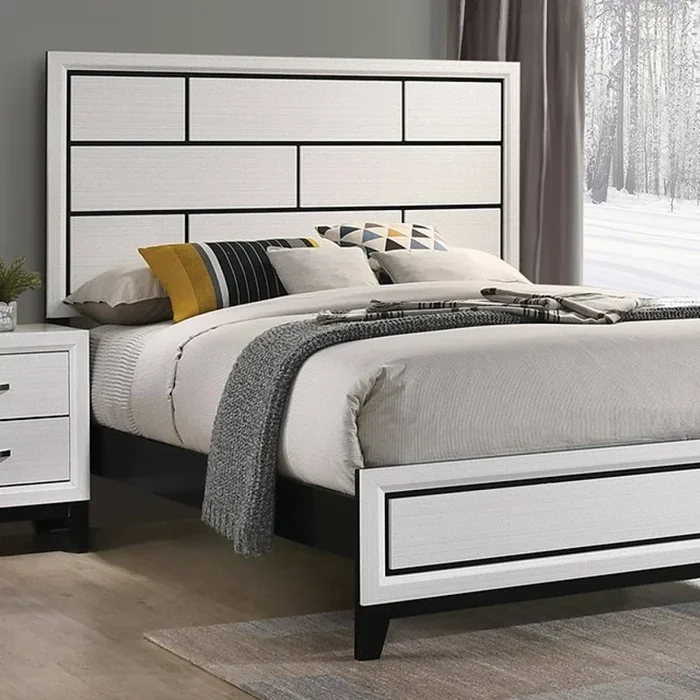 Errico White Twin Bed