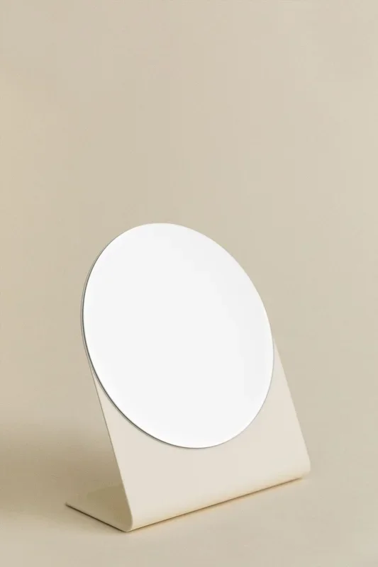 Espejo de Mesa Xareny Blanco Gardenia – SKLUM