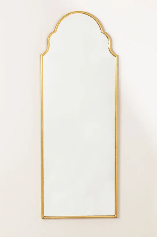 Espejo de Pared en Metal Margareth Dorado – SKLUM