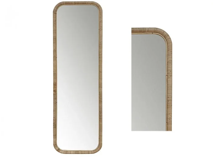 Espejo Vestidor Rattan