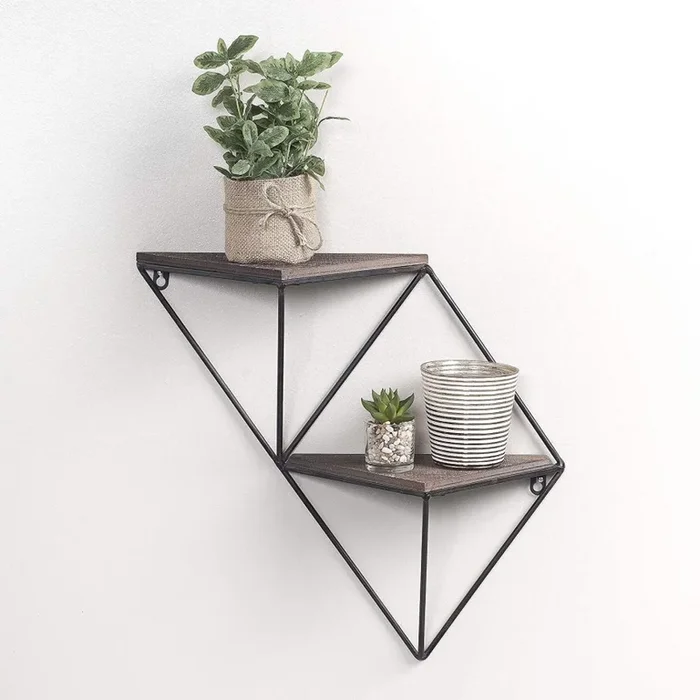 Estante de pared 30×33 cm abeto
