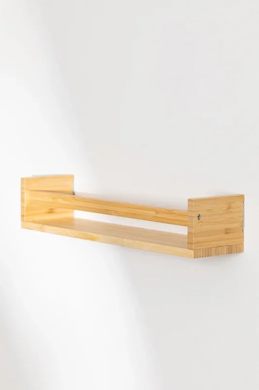 Estante de Pared en Bambú Tanno Natural – SKLUM