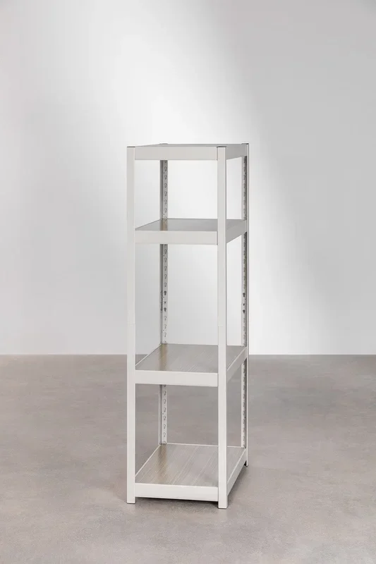Estantería de 4 Baldas en Acero (150×60 cm) Crenzi Blanco – SKLUM
