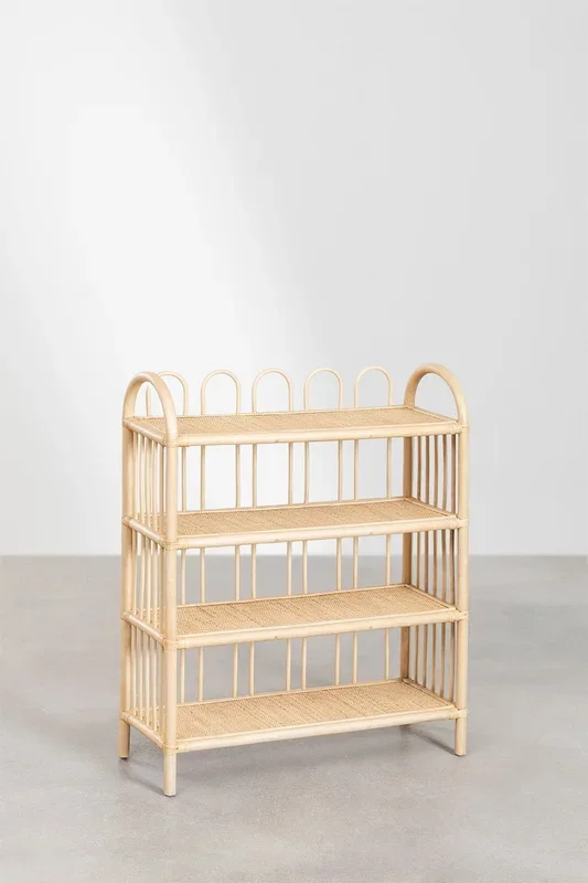 Estantería en Ratán Judson Natural – SKLUM
