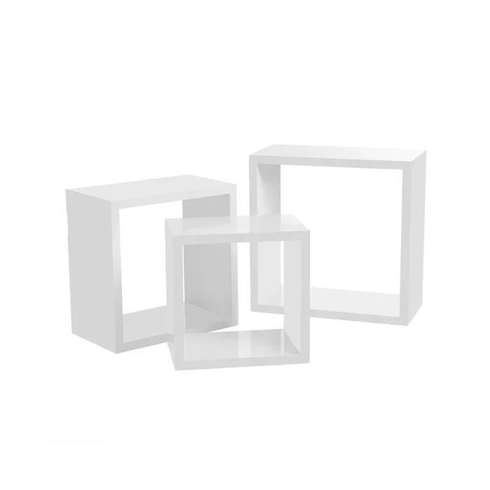 Estantes de Pared de 3 Cubos-SONGMICS
