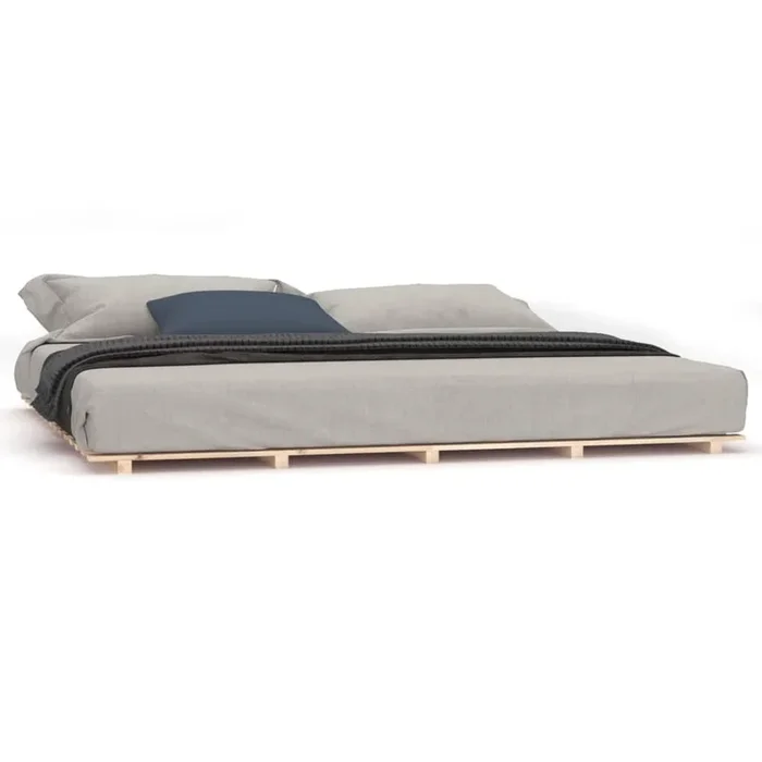 Estructura de cama madera maciza de pino 180×200 cm