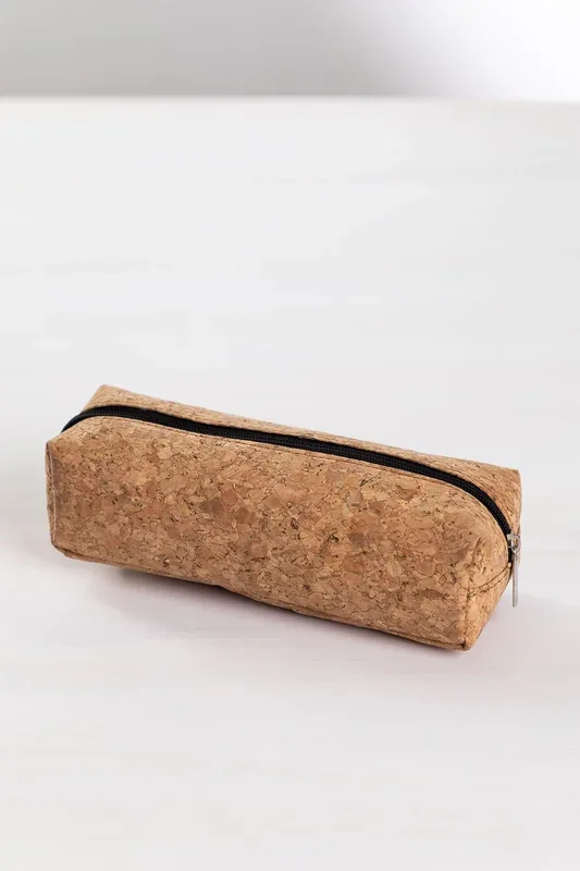 Estuche de Corcho Skriv Marrón Corcho – SKLUM