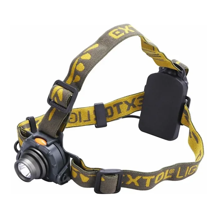 Extol – Linterna LED con sensor LED/3W/3xAAA amarillo/gris