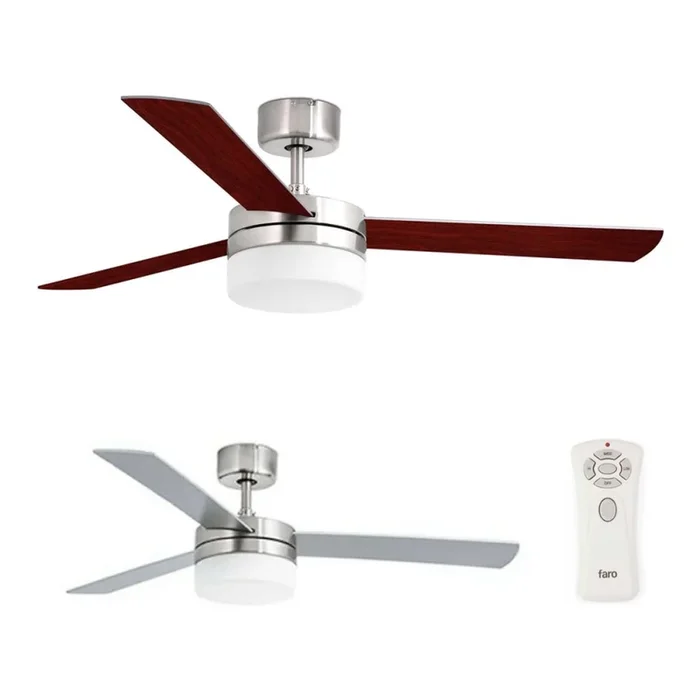 FARO 33608 – Ventilador de techo PANAY 2xE14/8W/230V + mando a distancia