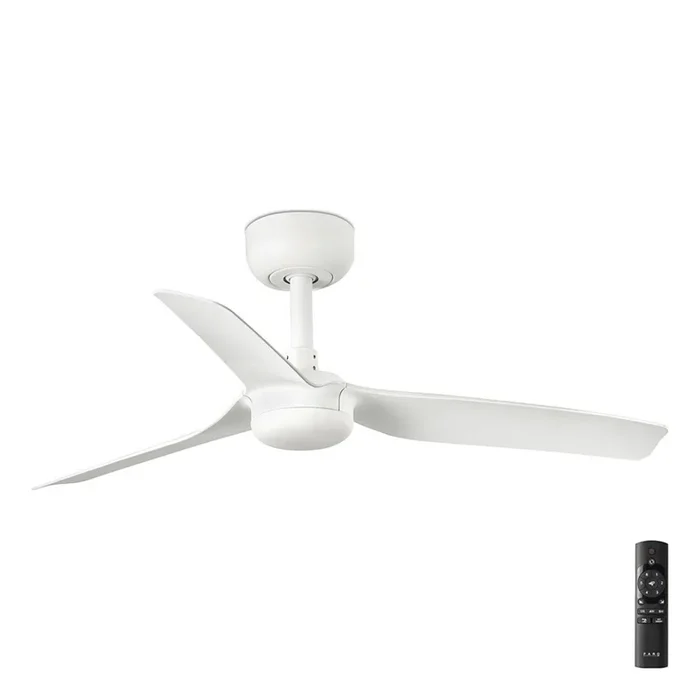 FARO 33820 – Ventilador de techo MINI PUNT S blanco diá. 90 cm + control remoto