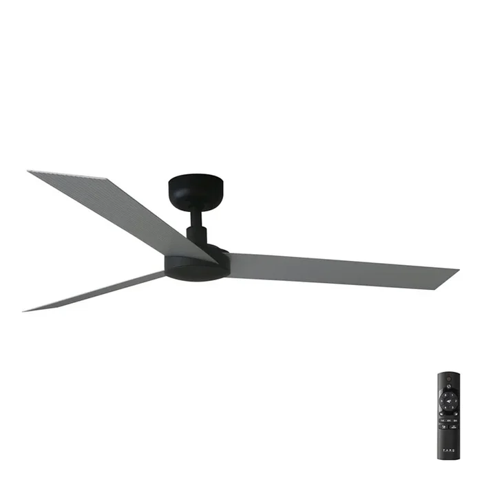 FARO 34286 – Ventilador de techo CRUISER L negro diá. 132 cm + control remoto