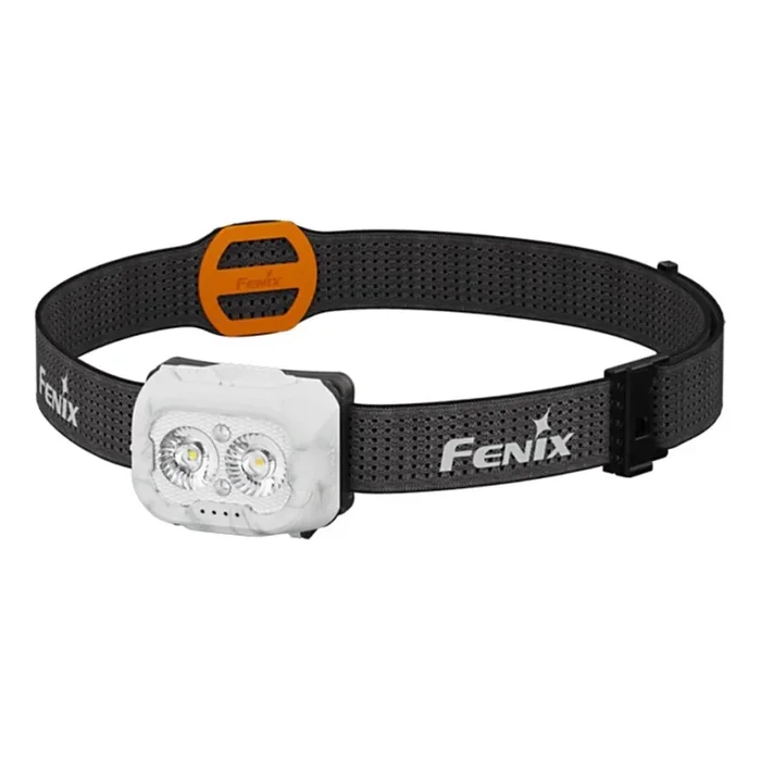 Fenix HL18RTV20WHT – Linterna frontal LED recargable y regulable LED/USB IP66 800 brillante 160 h blanco/negro