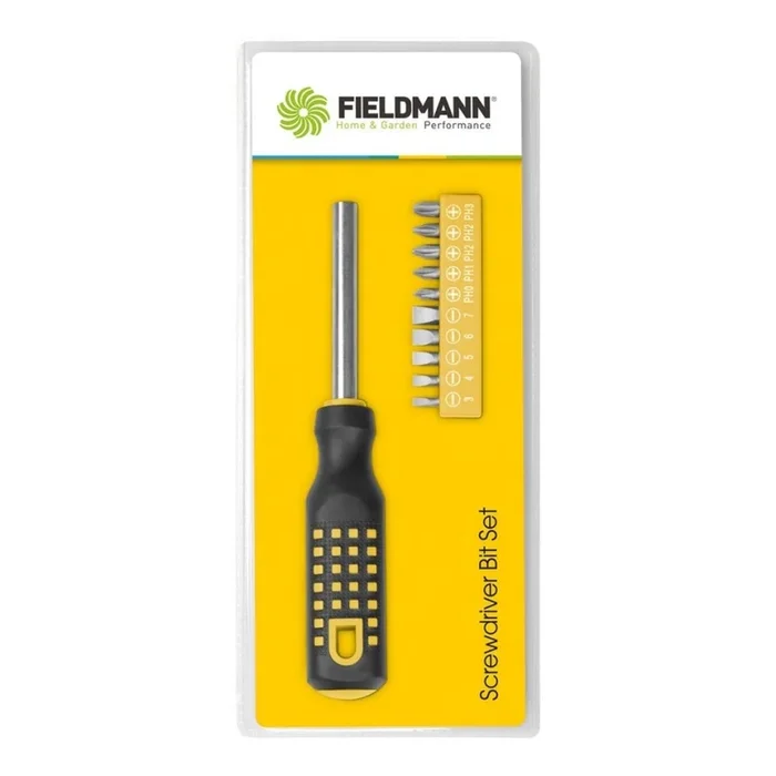 Fieldmann – Destornillador + puntas 11 piezas