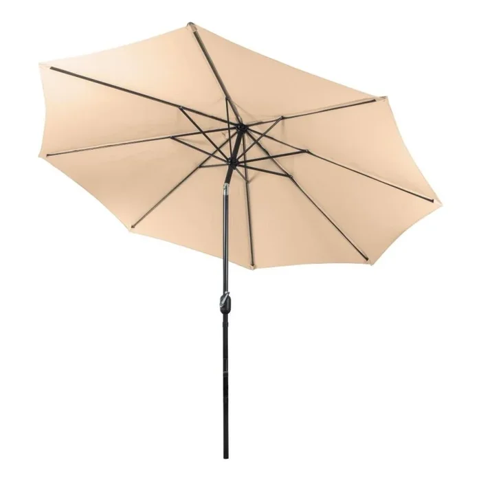 Fieldmann – Sombrilla diá. 3 m color crema