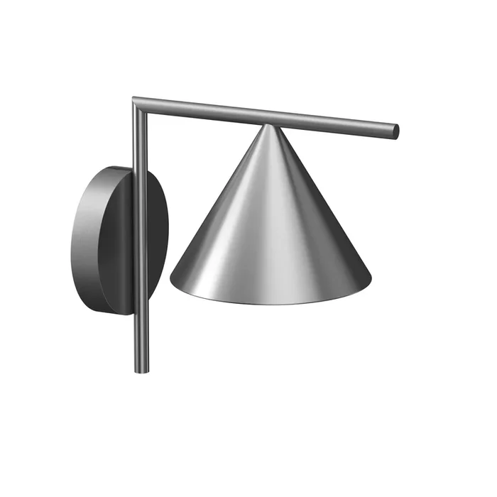 FLOS Captain Flint aplique para exterior 2.700K acero inoxidable