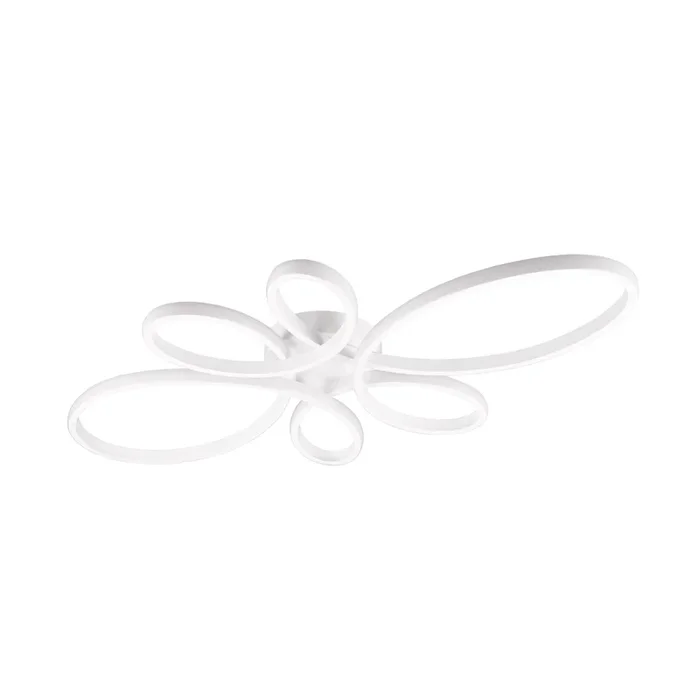 Fly Plafón LED, blanco mate, 4.000 K, 83 cm x 45 cm