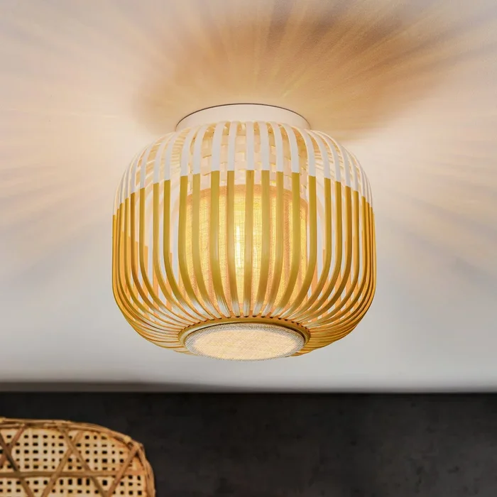 Forestier Bamboo Light XS plafón 27 cm blanco
