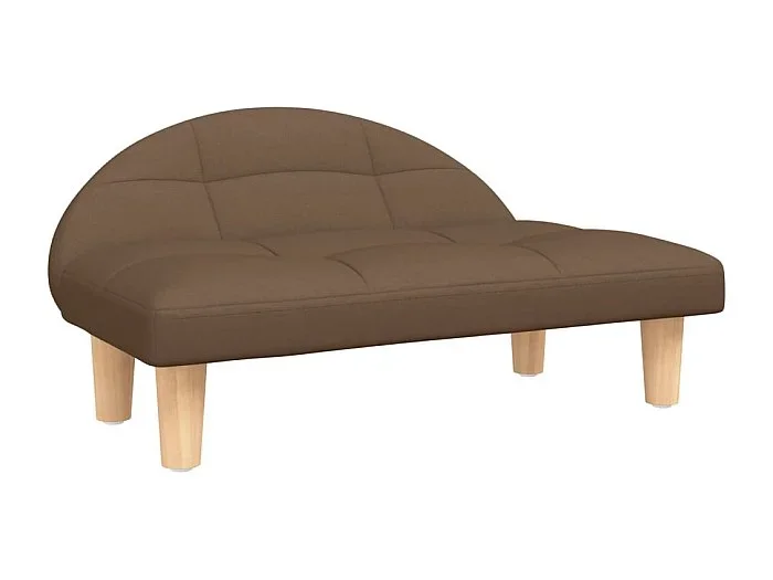 Fort Morgan Cama para perros de tela marrón 70x52x30 cm