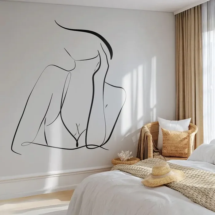 Fotomural Premium Sand – En la ola de sueños – Mujer, Gráficos, Pedazo – 450×315 cm