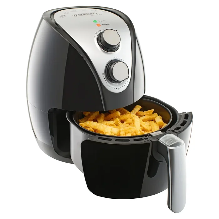 Freidora de aire caliente «Air Fryer» negro 1500W 3,6L