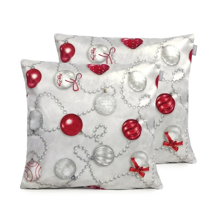 FUNDA DE COJIN DE TERCIOPELO DE NAVIDAD XMAS DAYS 45×45 cm (2)