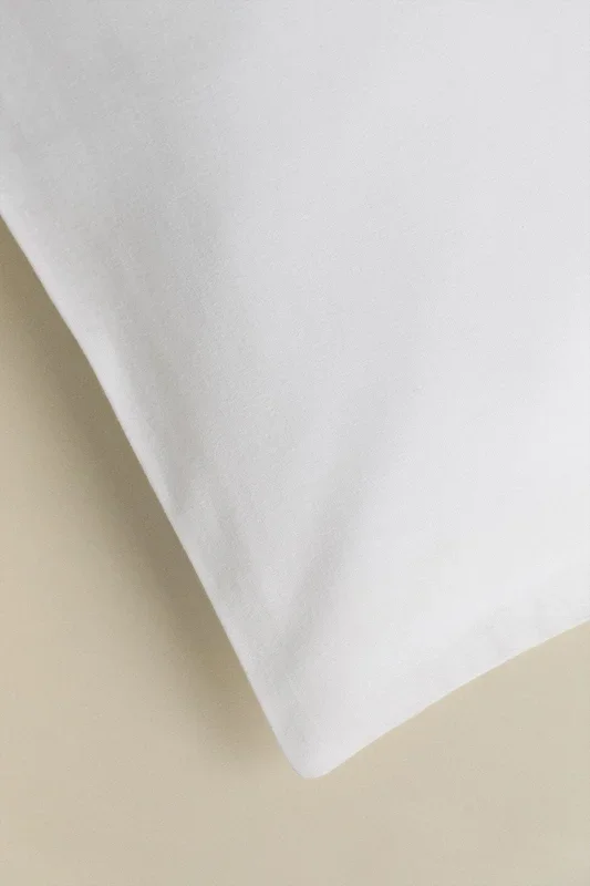 Funda Nórdica en Algodón Percal de 180 Hilos Lesia Blanco – SKLUM