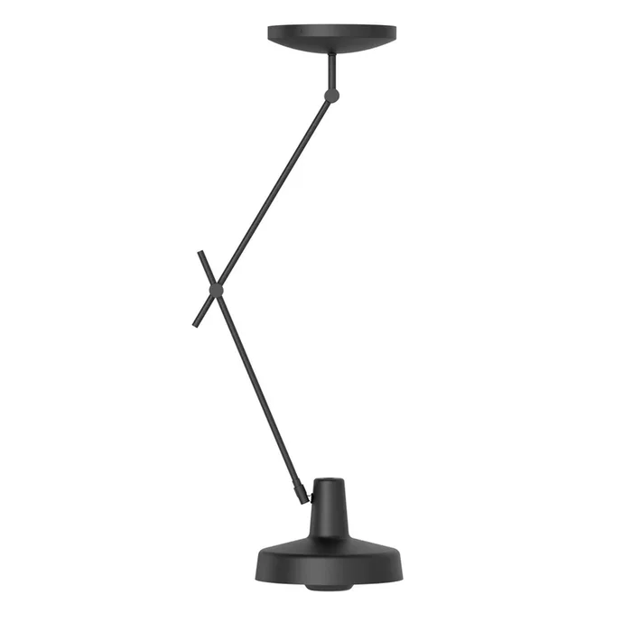 GRUPA Arigato techo 1 luz 70cm Ø23cm negro