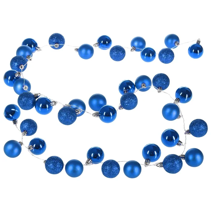 Guirnalda de luces azul 2m 40 LEDs bolas